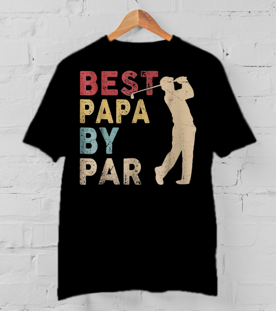 Best Papa By Par Golf T-Shirt