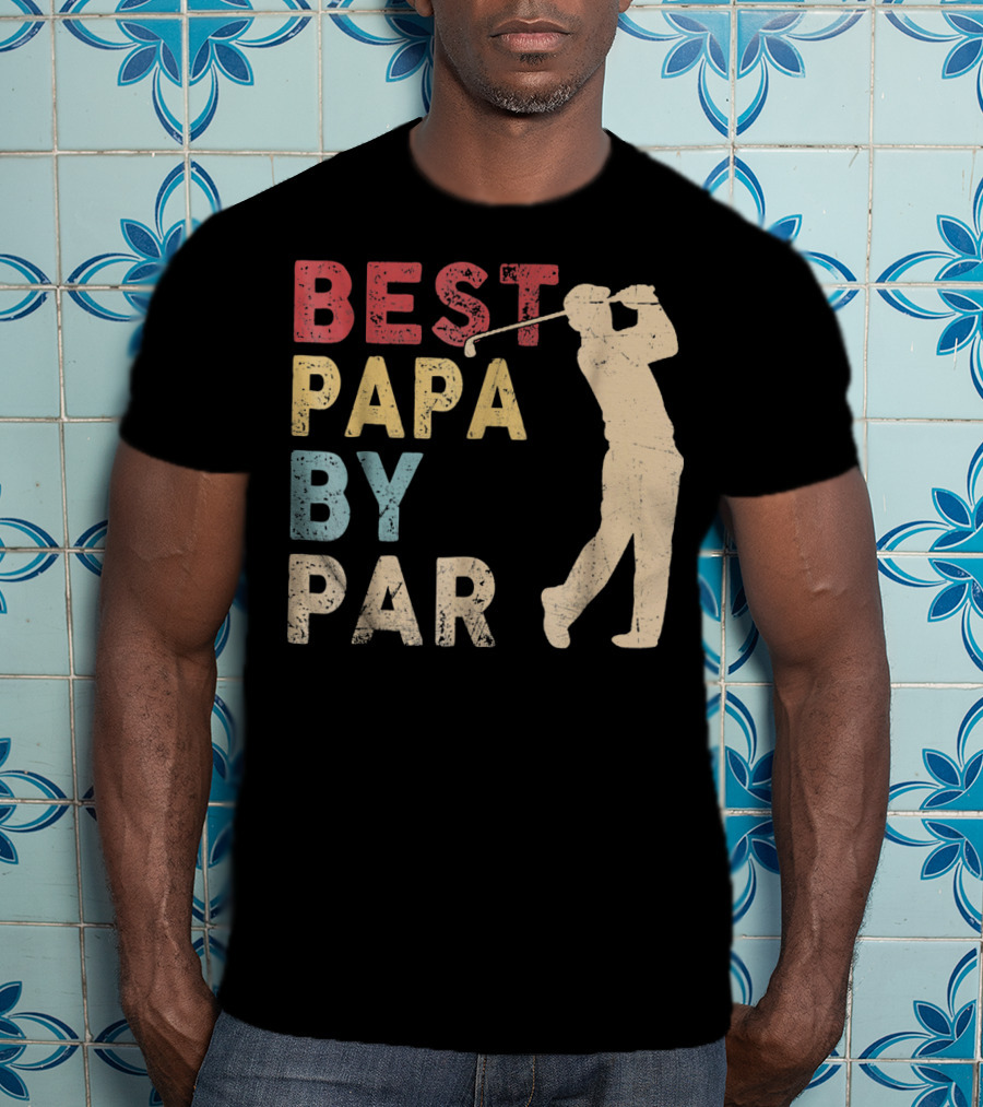 Best Papa By Par Golf T-Shirt