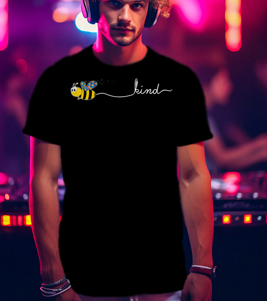 Bee Kind Autism Awareness T-Shirt