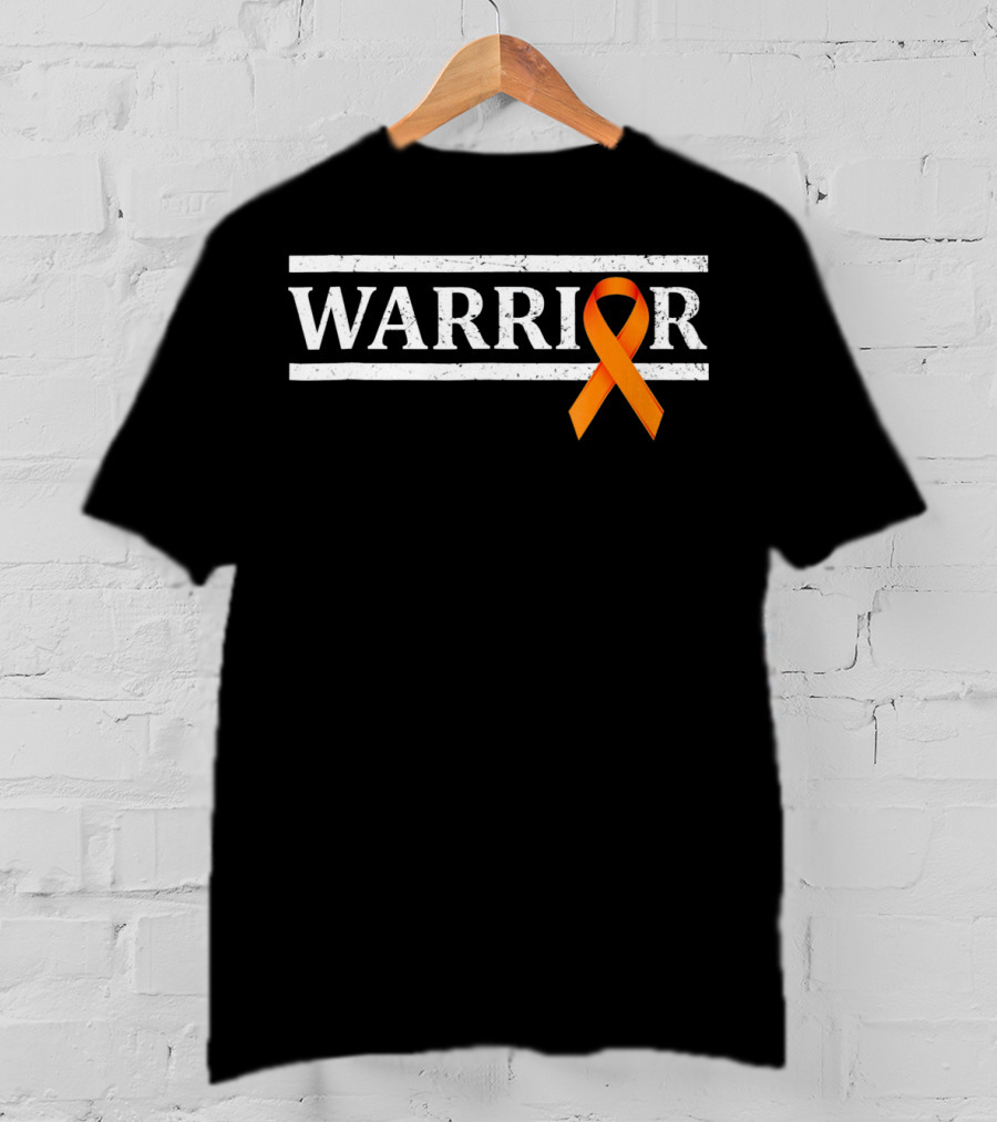 Warrior Orange Ribbon MS Awareness T-Shirt