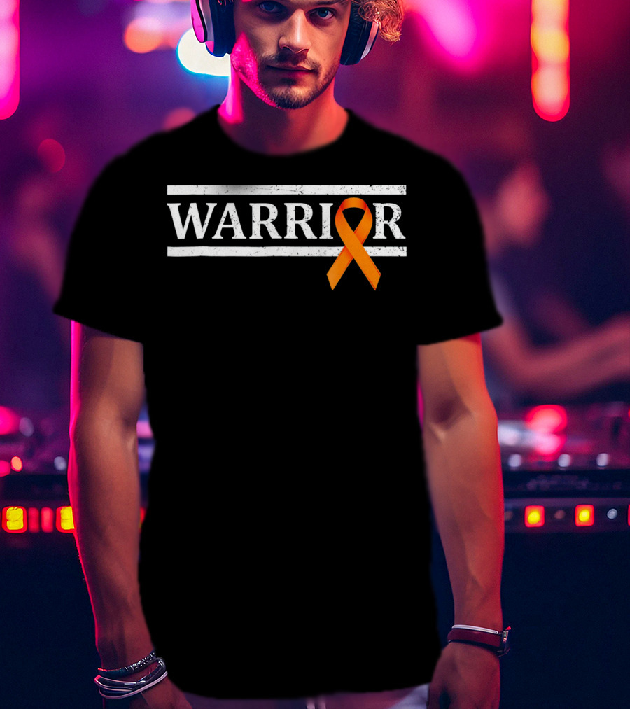 Warrior Orange Ribbon MS Awareness T-Shirt