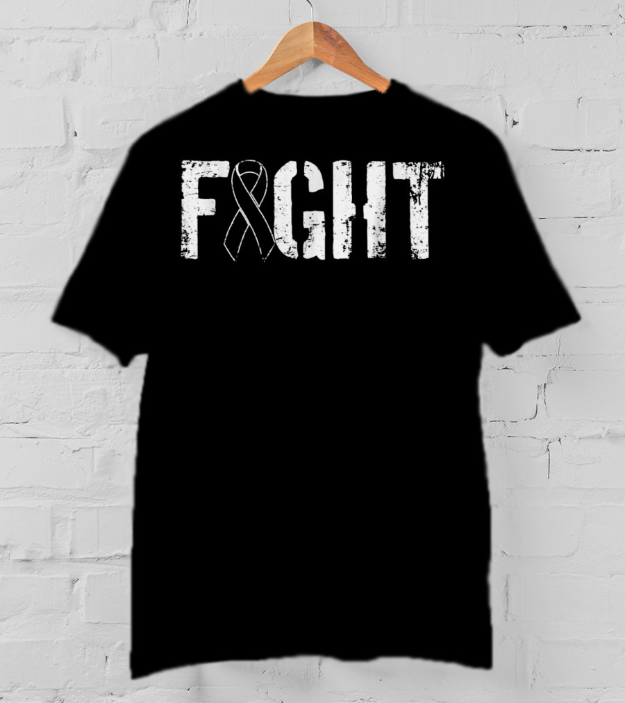 Fight Melanoma Skin Cancer Awareness T-Shirt