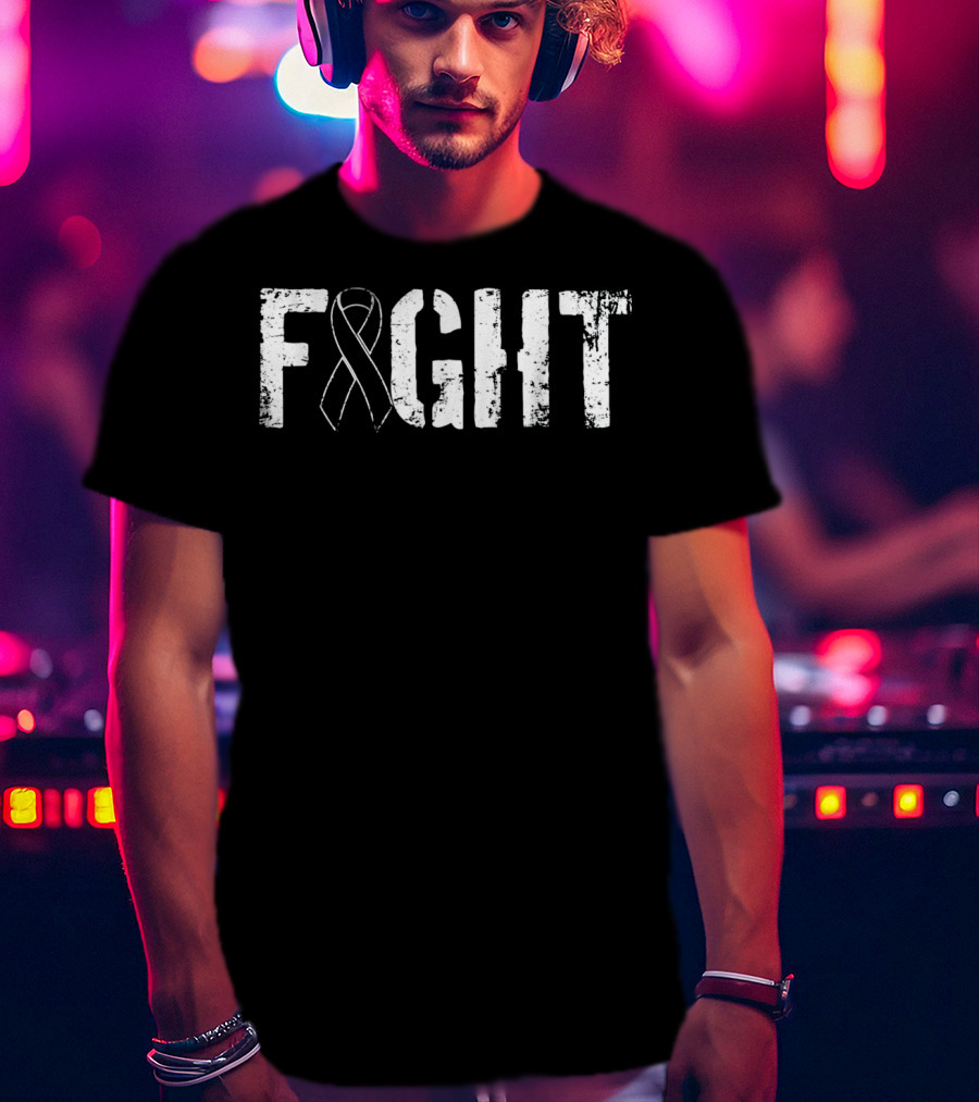 Fight Melanoma Skin Cancer Awareness T-Shirt