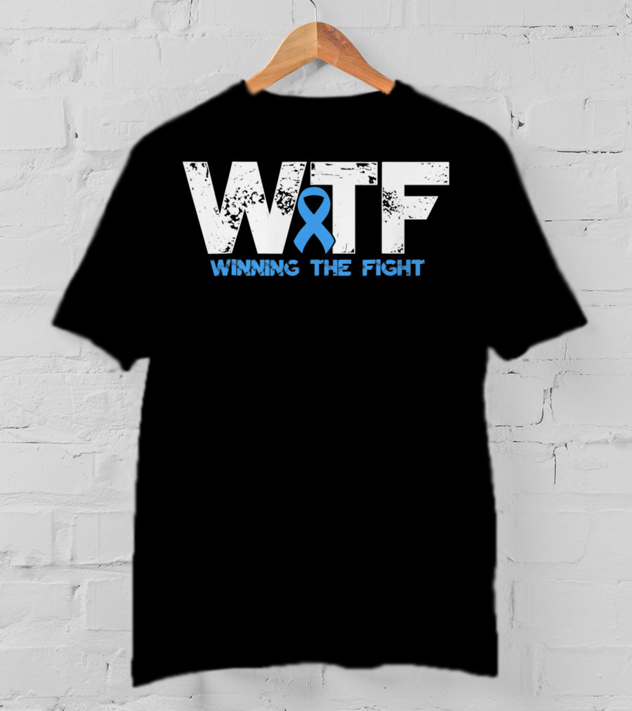 Winning The Fight WTF Addison's Disease Awareness T-Shirt