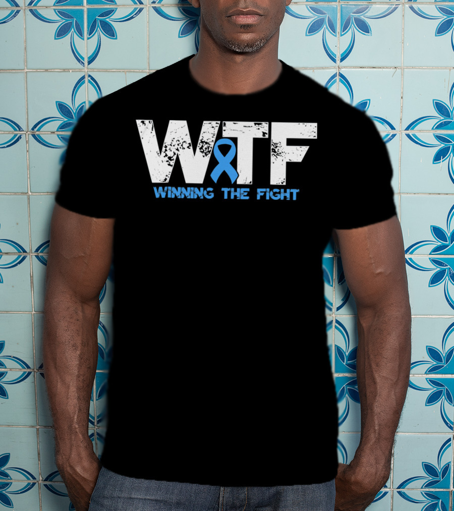 Winning The Fight WTF Addison's Disease Awareness T-Shirt
