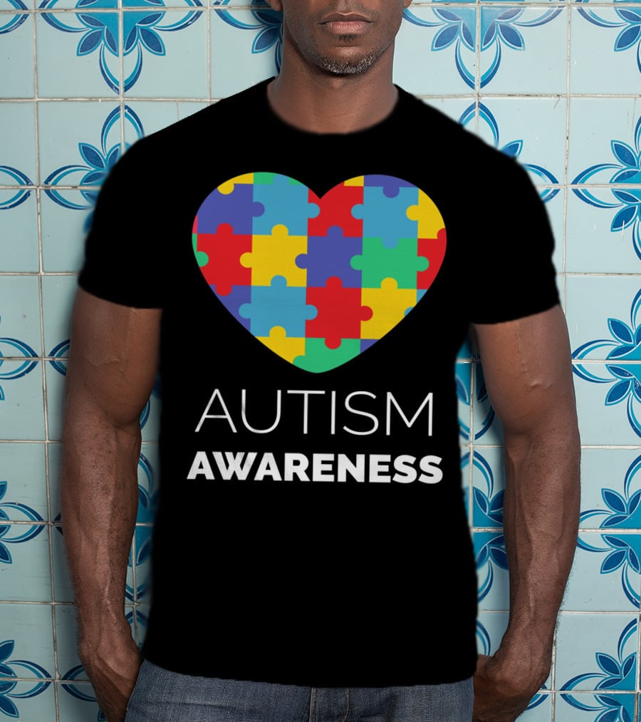 Autism Awareness Puzzle Heart T-Shirt