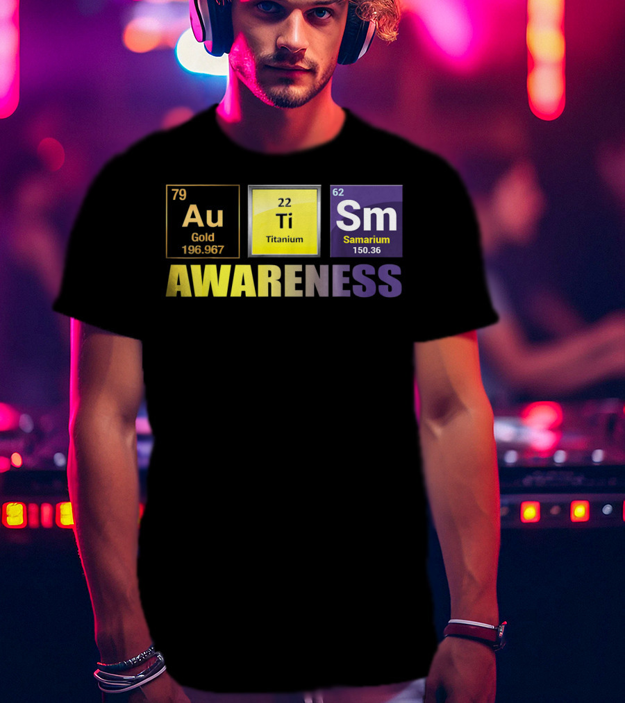 Au Ti Sm Awareness Elements T-Shirt