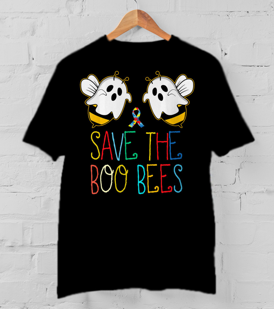 Save The Boo Bees Autism Cancer Awareness T-Shirt