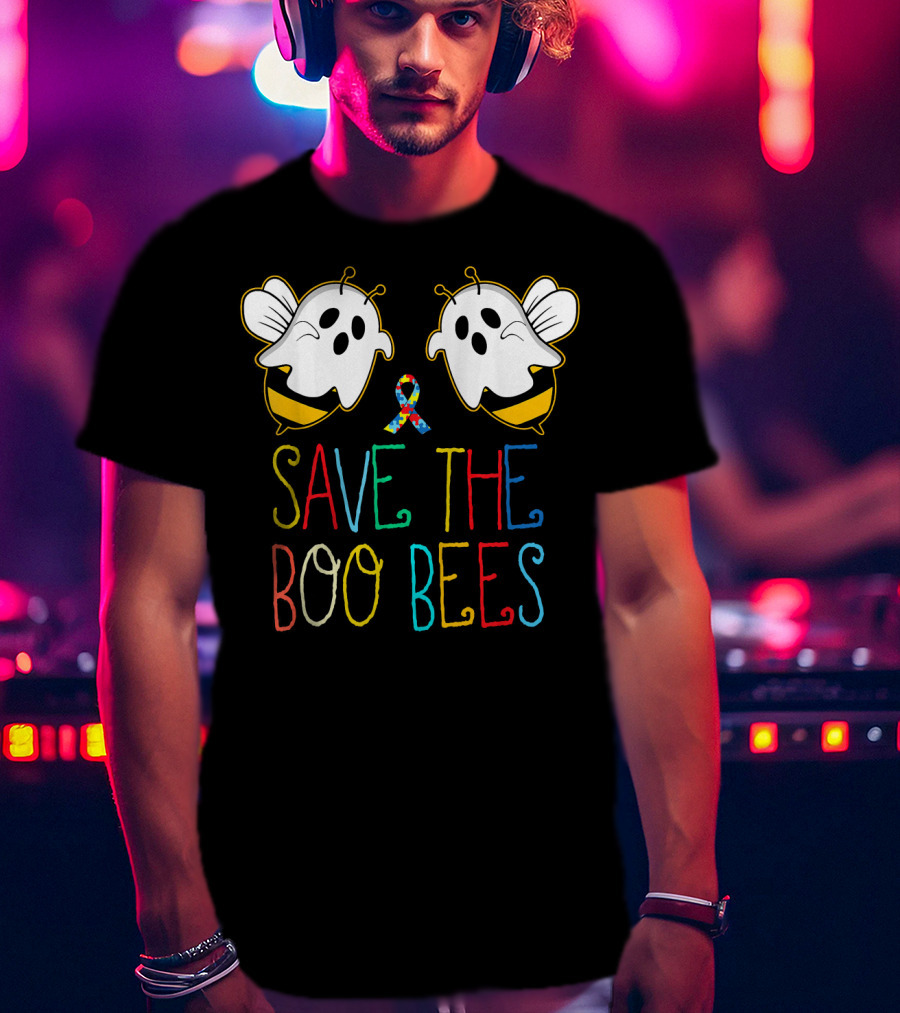 Save The Boo Bees Autism Cancer Awareness T-Shirt