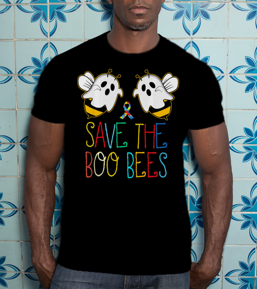 Save The Boo Bees Autism Cancer Awareness T-Shirt
