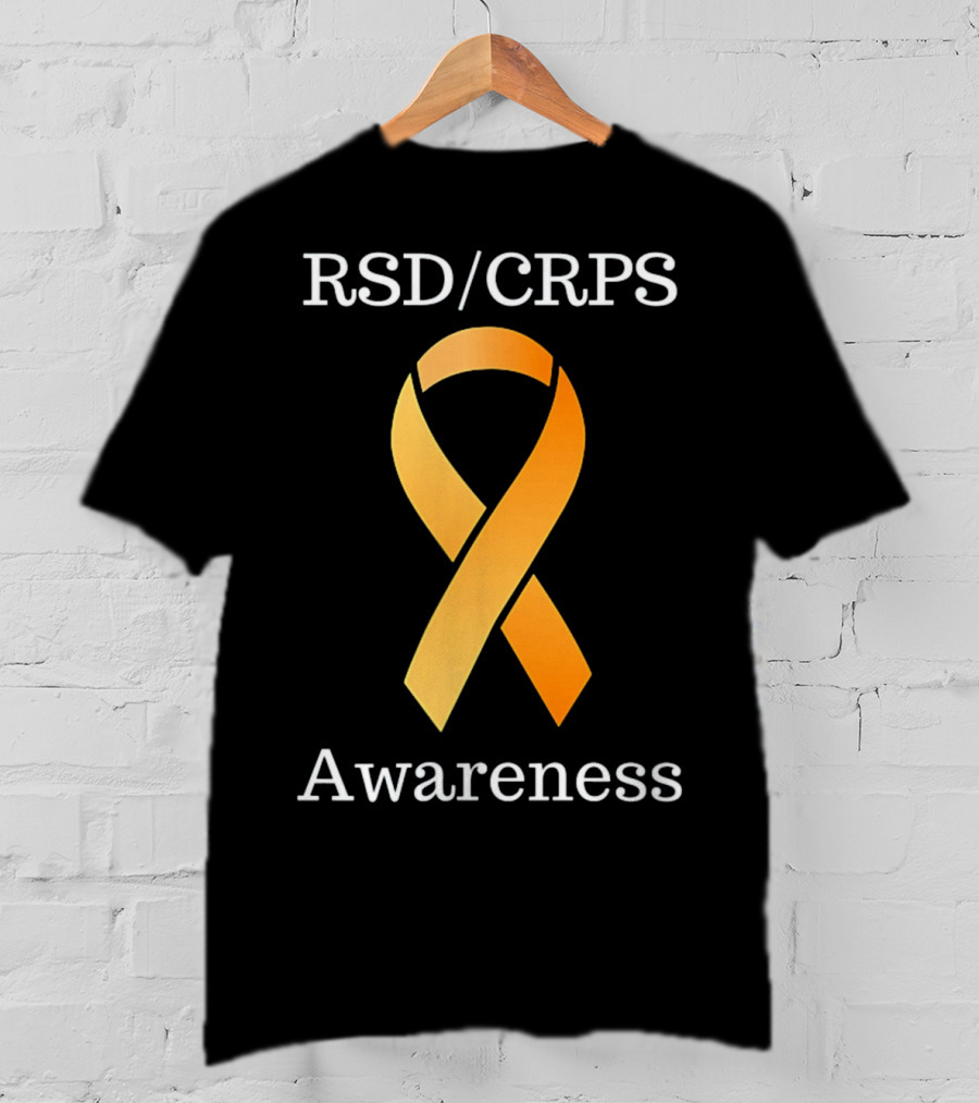 RSD CRPS Awareness Orange Ribbon Complex Regional Pain Syndrome T-Shirt