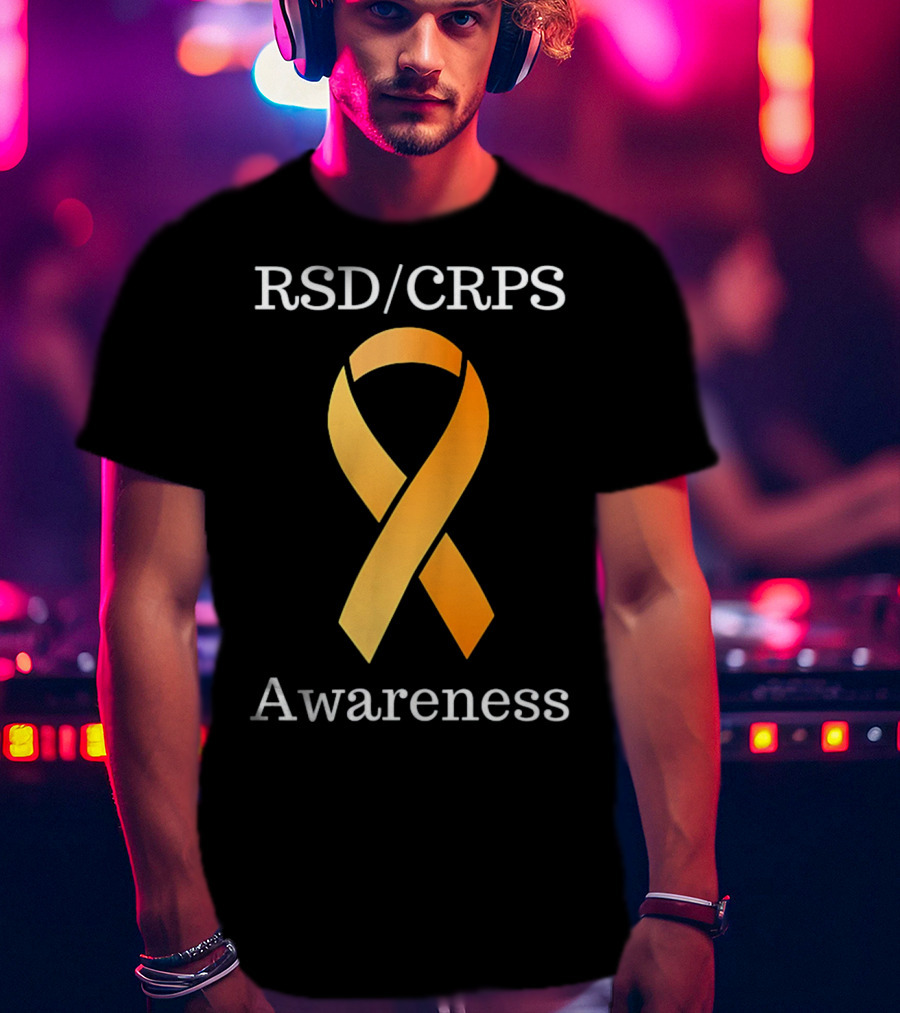 RSD CRPS Awareness Orange Ribbon Complex Regional Pain Syndrome T-Shirt