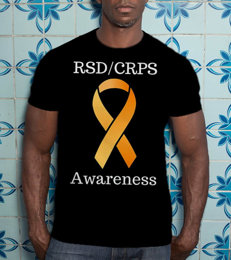 RSD CRPS Awareness Orange Ribbon Complex Regional Pain Syndrome T-Shirt