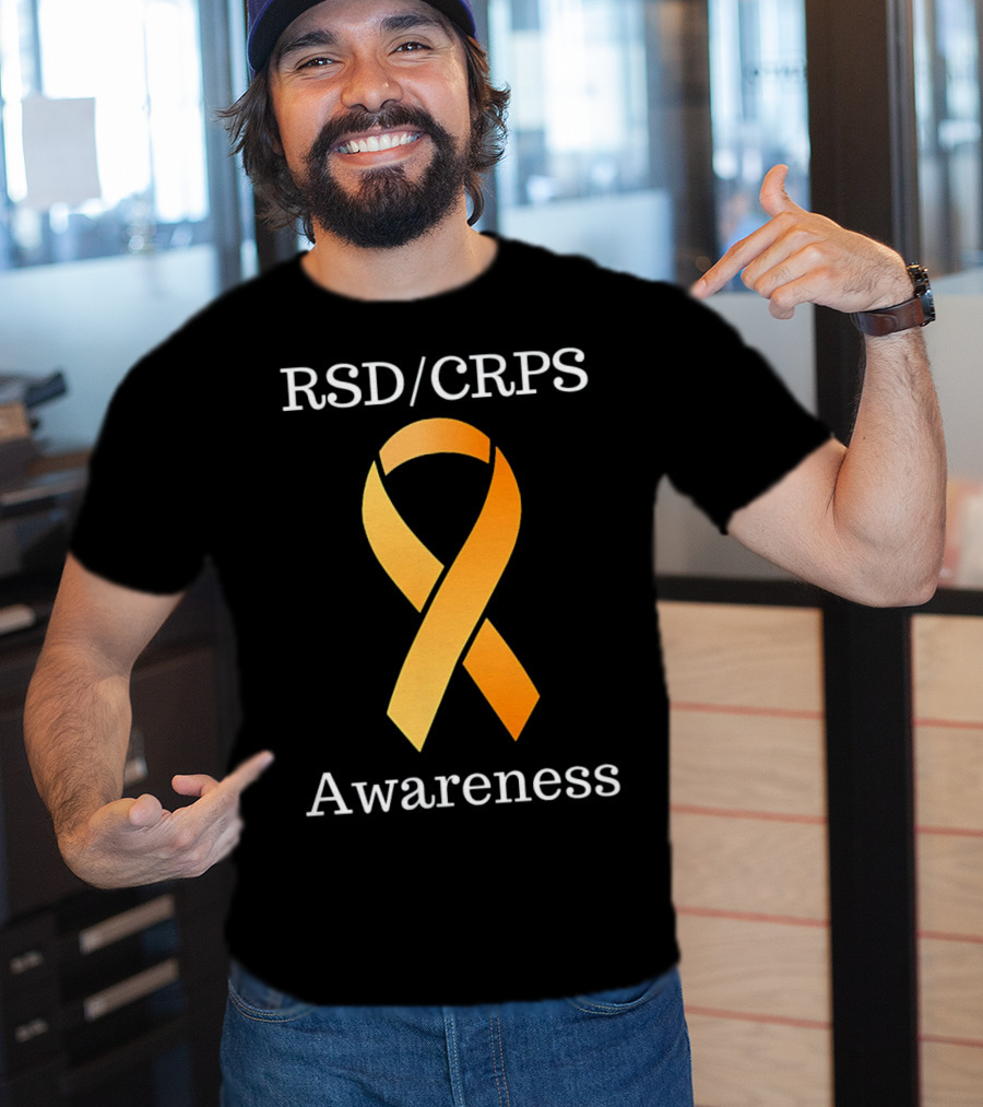 RSD CRPS Awareness Orange Ribbon Complex Regional Pain Syndrome T-Shirt