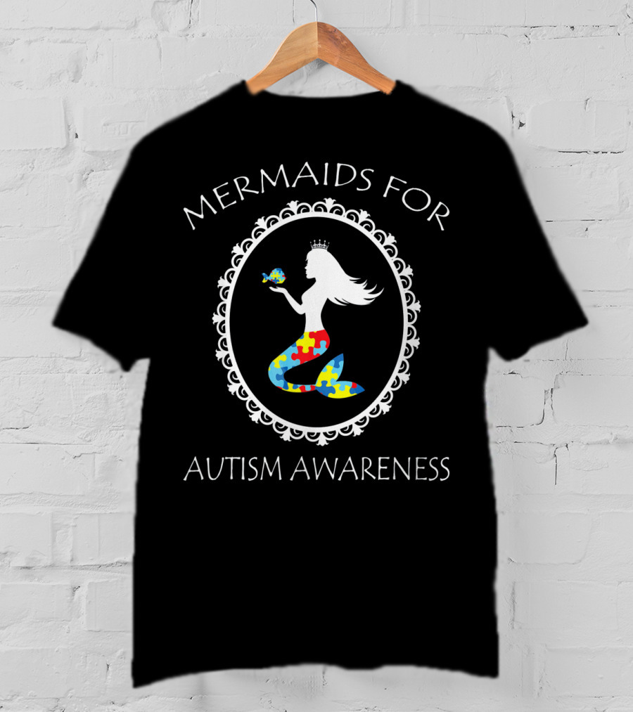 Mermaids For Autism Awareness T-Shirt