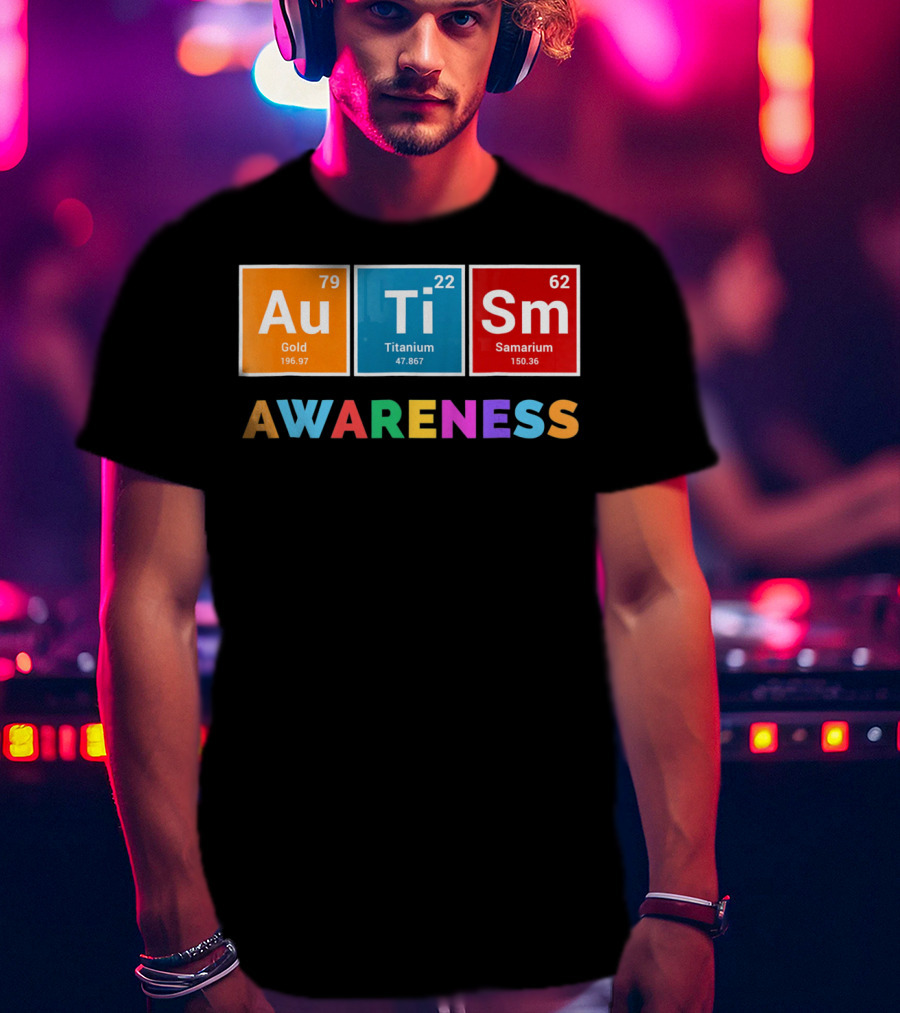 Au Ti Sm Awareness Gold Titanium Samarium T-Shirt