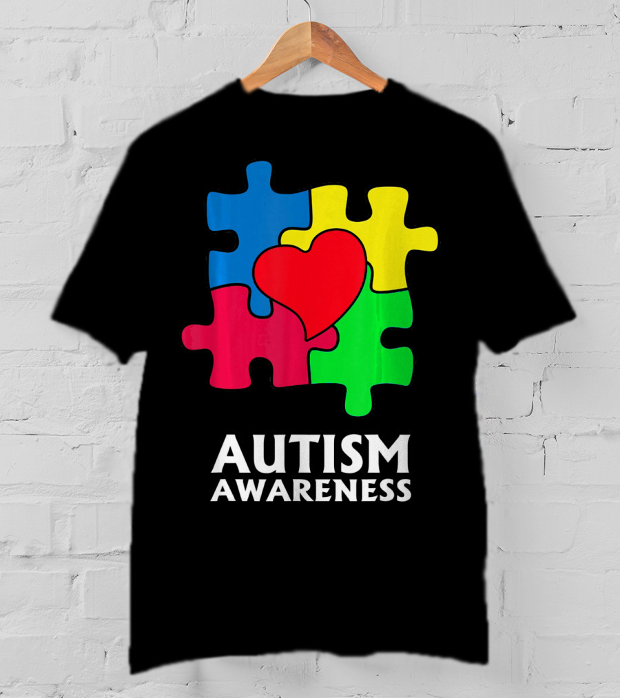 Autism Awareness Puzzle Heart Perfect Au T-Shirt