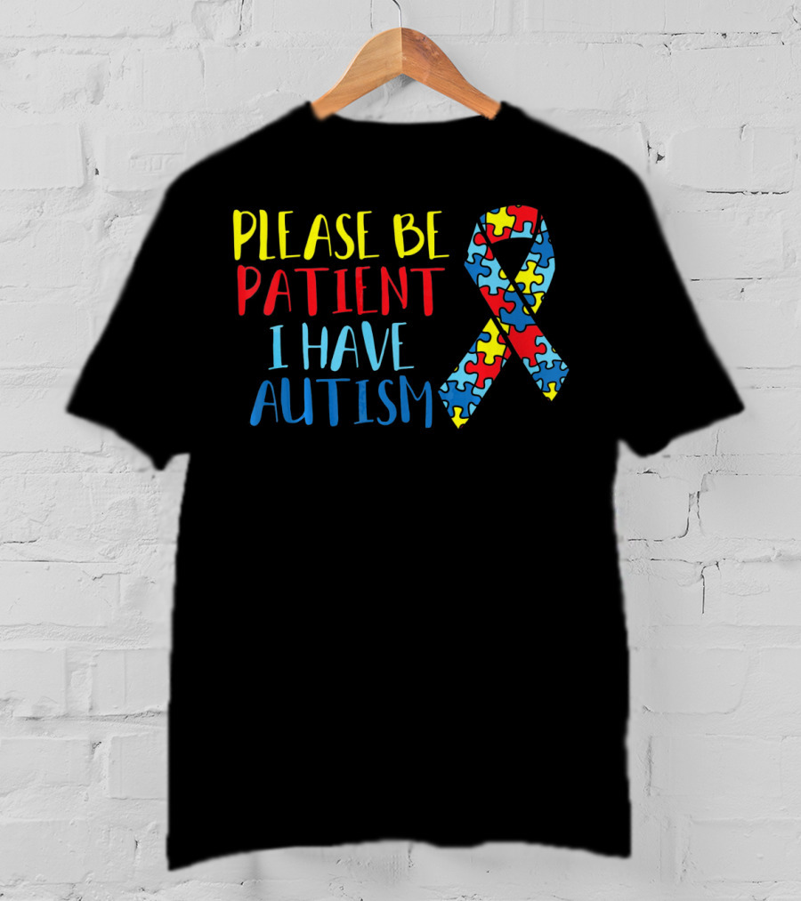 Please Be Patient I Have Autism Puzzle T-Shirt