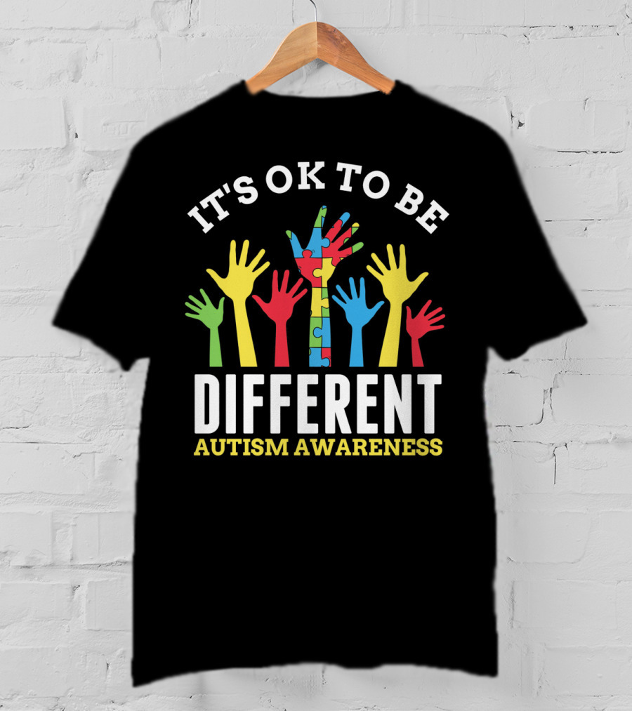 It's OK To Be Different Autism Awareness T-Shirt