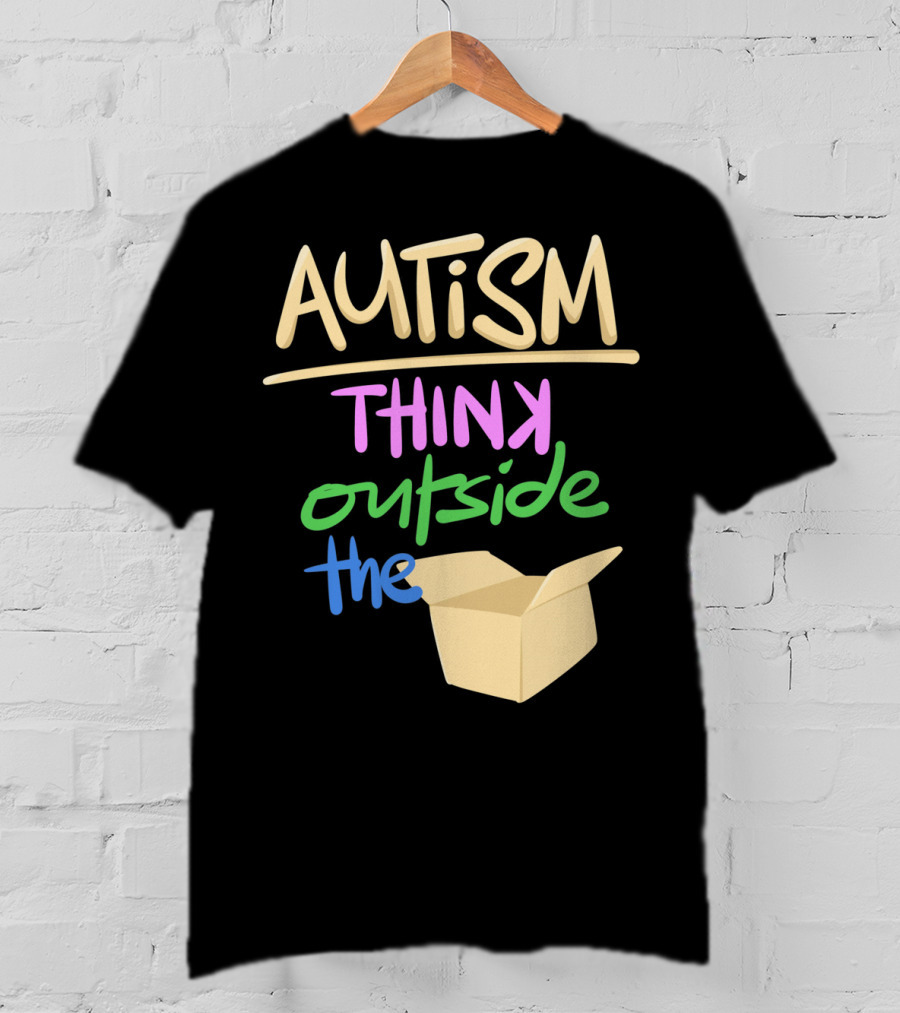 Autism Awareness Think Outside The Box T-Shirt