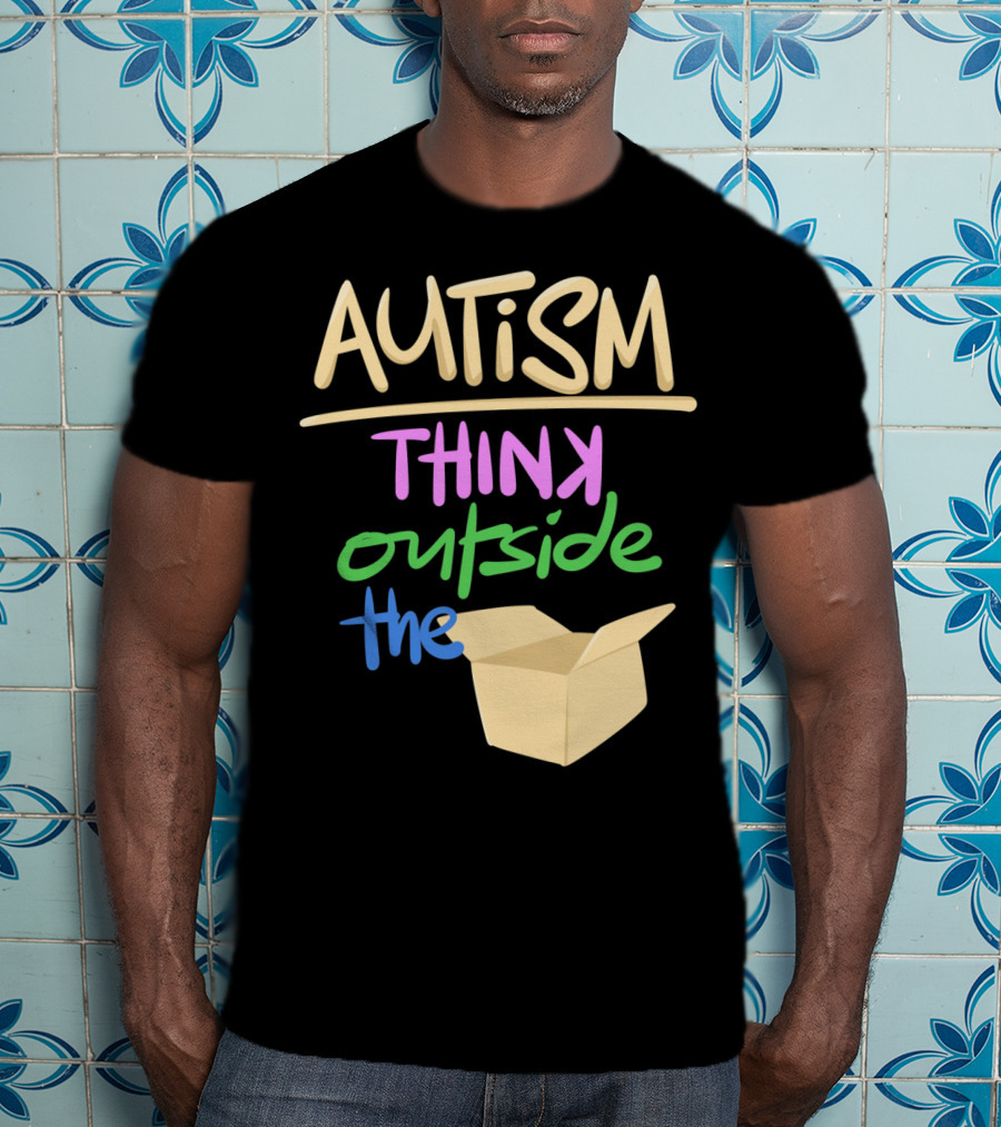 Autism Awareness Think Outside The Box T-Shirt