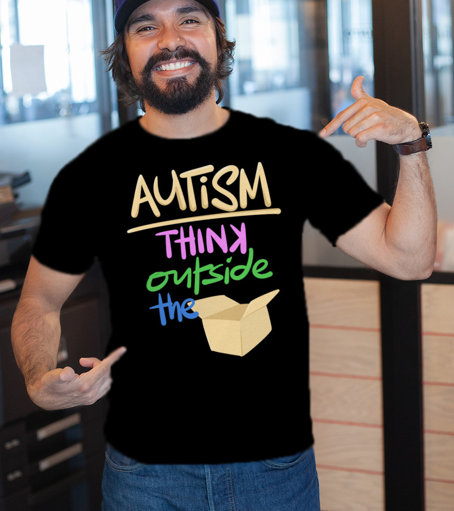 Autism Awareness Think Outside The Box T-Shirt
