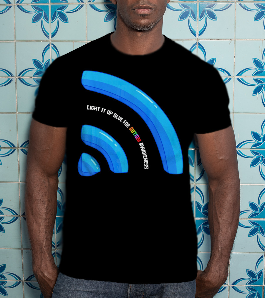 Light It Up Blue For Autism Awareness T-Shirt