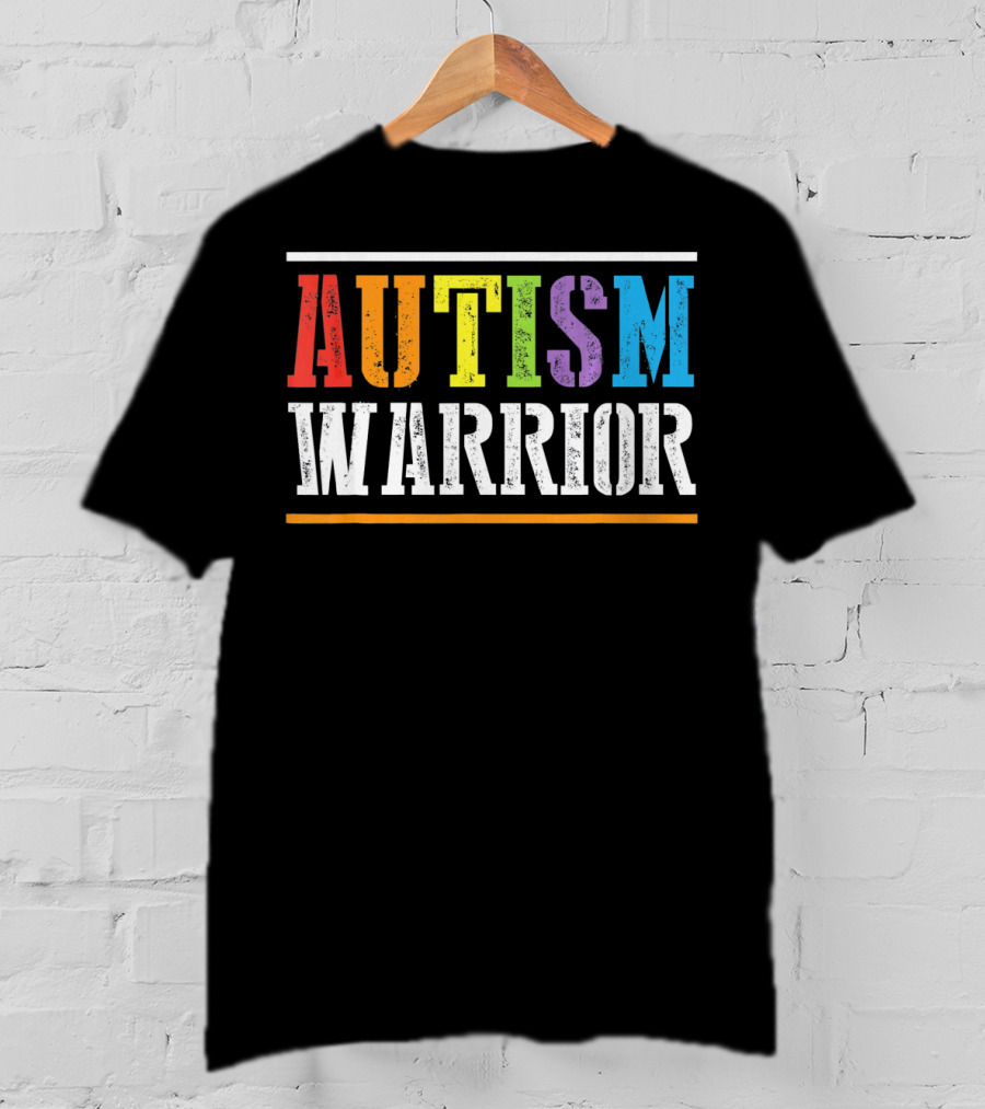 Autism Warrior Autism Awareness Month T-Shirt