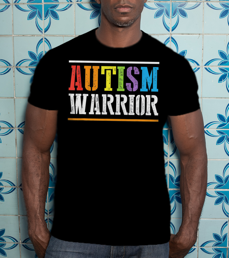 Autism Warrior Autism Awareness Month T-Shirt