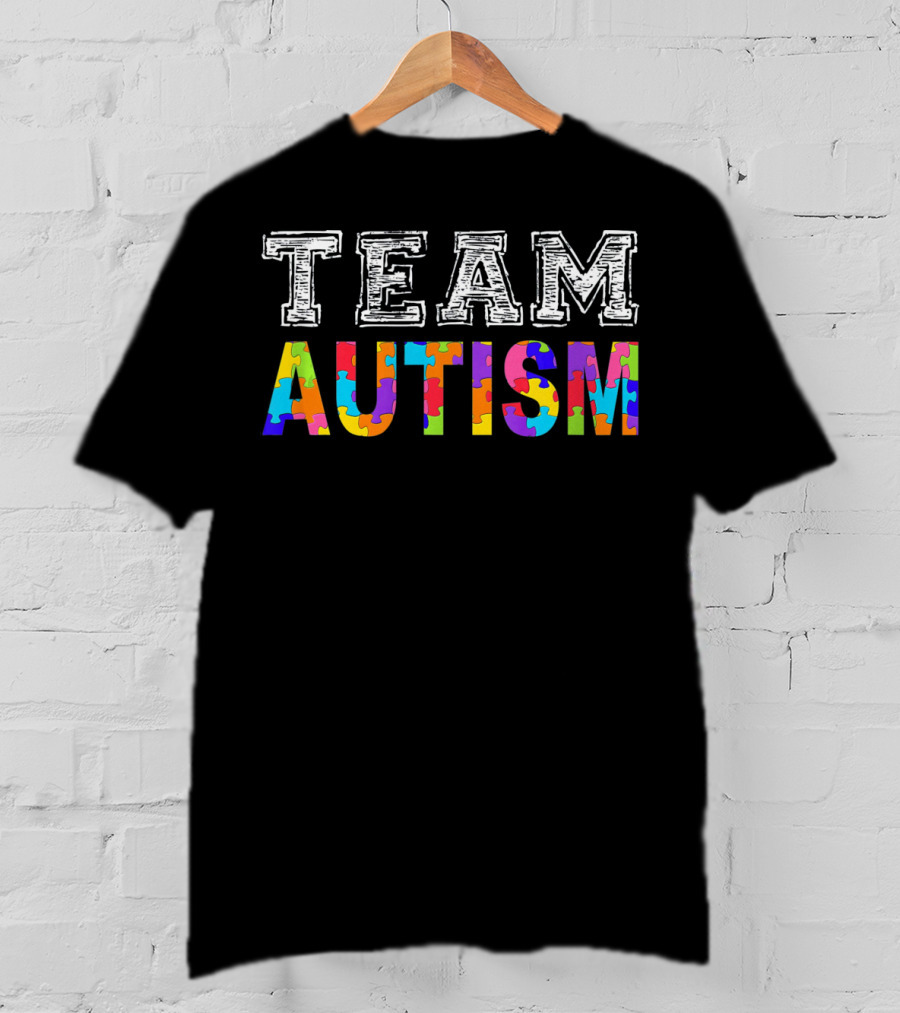 Team Autism Awareness Autism Squad Support T-Shirt