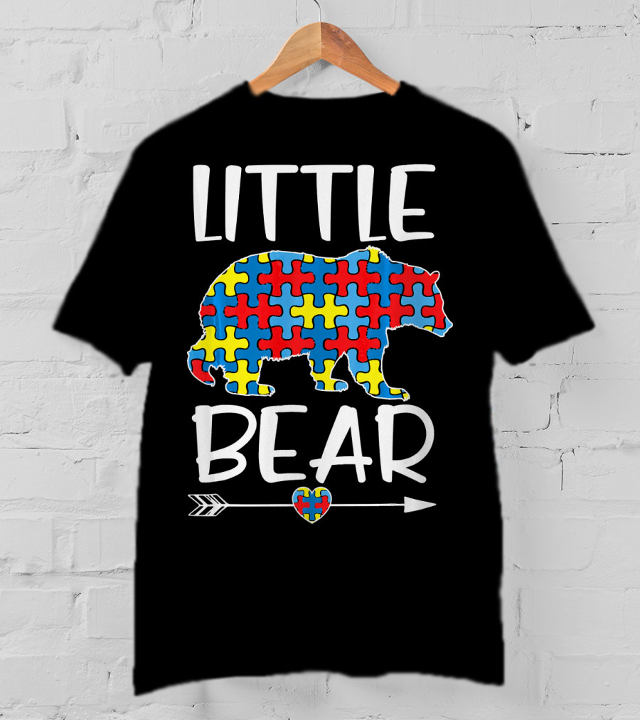 Little Bear Puzzle Autism Awareness T-Shirt
