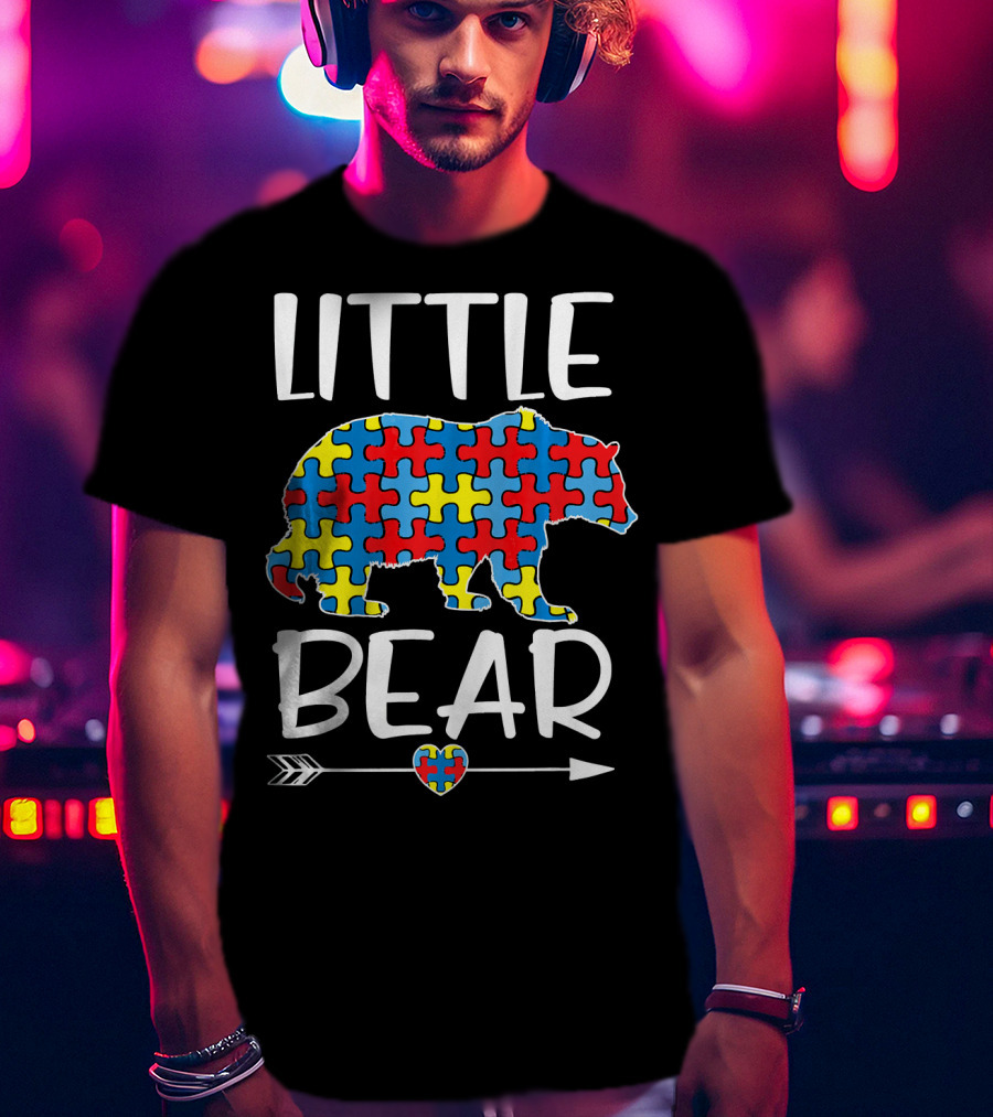 Little Bear Puzzle Autism Awareness T-Shirt