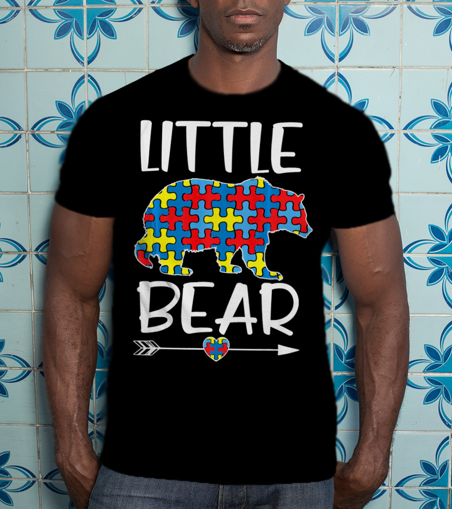 Little Bear Puzzle Autism Awareness T-Shirt