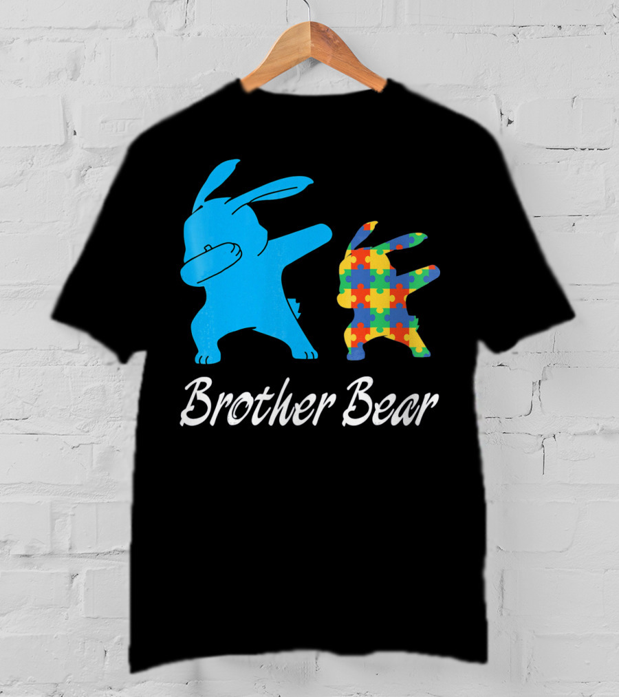 Brother Bear Cute Bunny Puzzle T-Shirt
