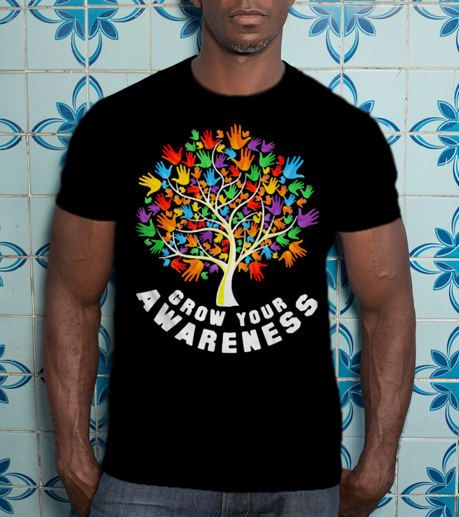 Grow Your Awareness Autism Awareness Charity T-Shirt