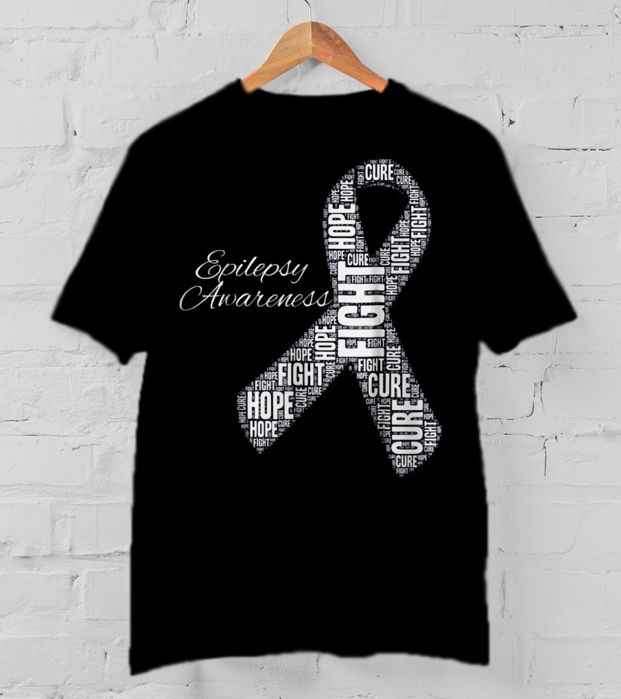 Epilepsy Awareness Hope Fight Cure T-Shirt
