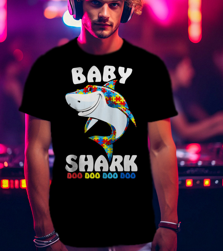 Baby Shark Doo Doo Doo Doo Puzzle Birthday T-Shirt