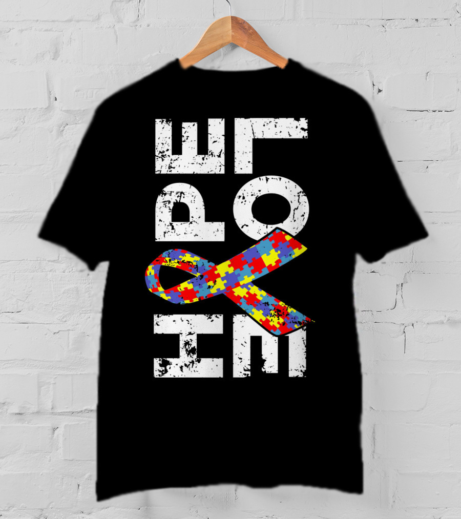 Autism Awareness Ribbon Puzzle Hope T-Shirt