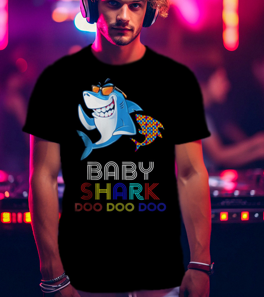 Baby Shark Doo Doo Doo Autism Awareness T-Shirt