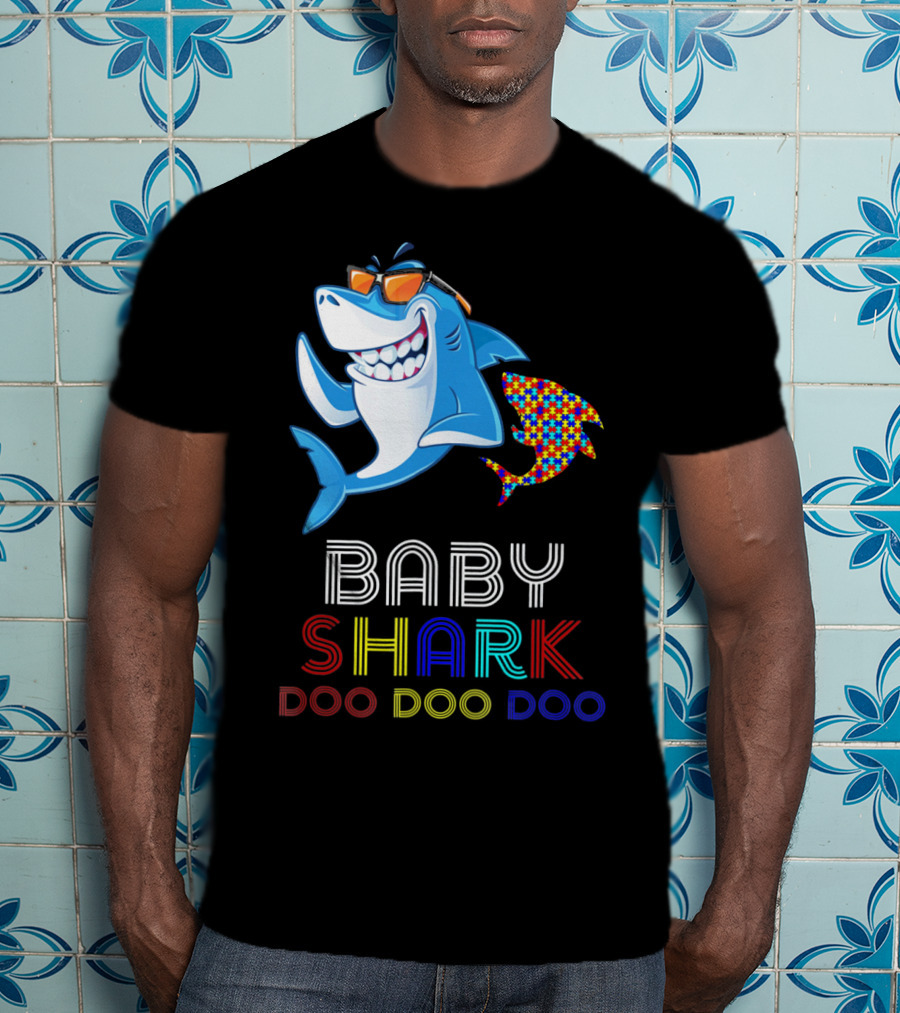 Baby Shark Doo Doo Doo Autism Awareness T-Shirt