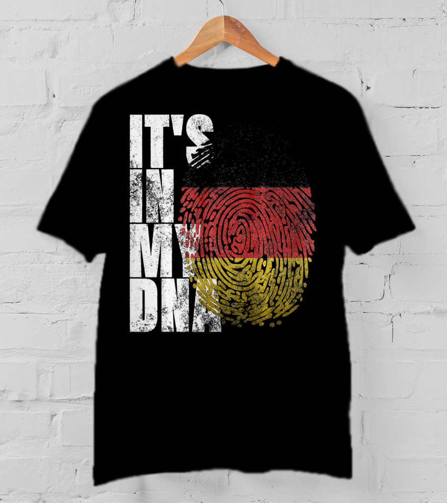 It's In My DNA German Flag Fingerprint Oktoberfest T-Shirt