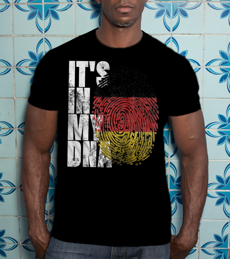 It's In My DNA German Flag Fingerprint Oktoberfest T-Shirt