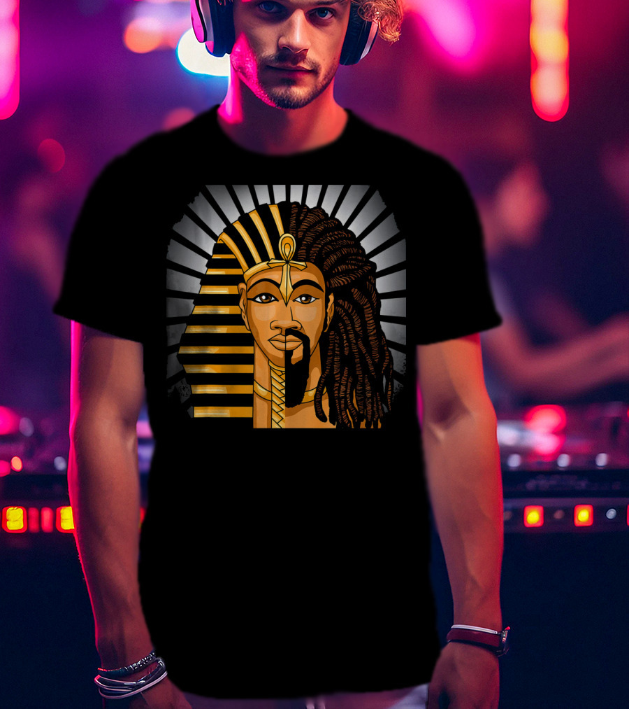 Pharaoh Dashiki Educated King Men Iconic T-Shirt