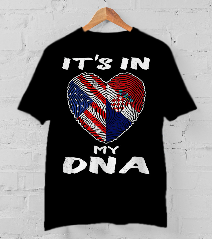 It's In My DNA Croatia Flag Heart Croatian Bira T-Shirt