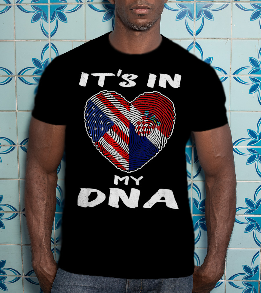It's In My DNA Croatia Flag Heart Croatian Bira T-Shirt