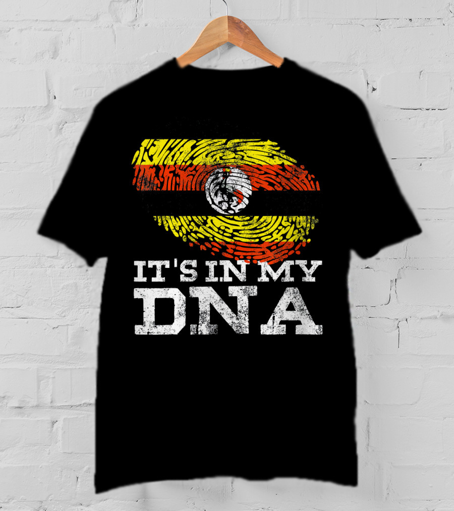 It's In My DNA Ugandan Flag Heritage Pride Africa T-Shirt