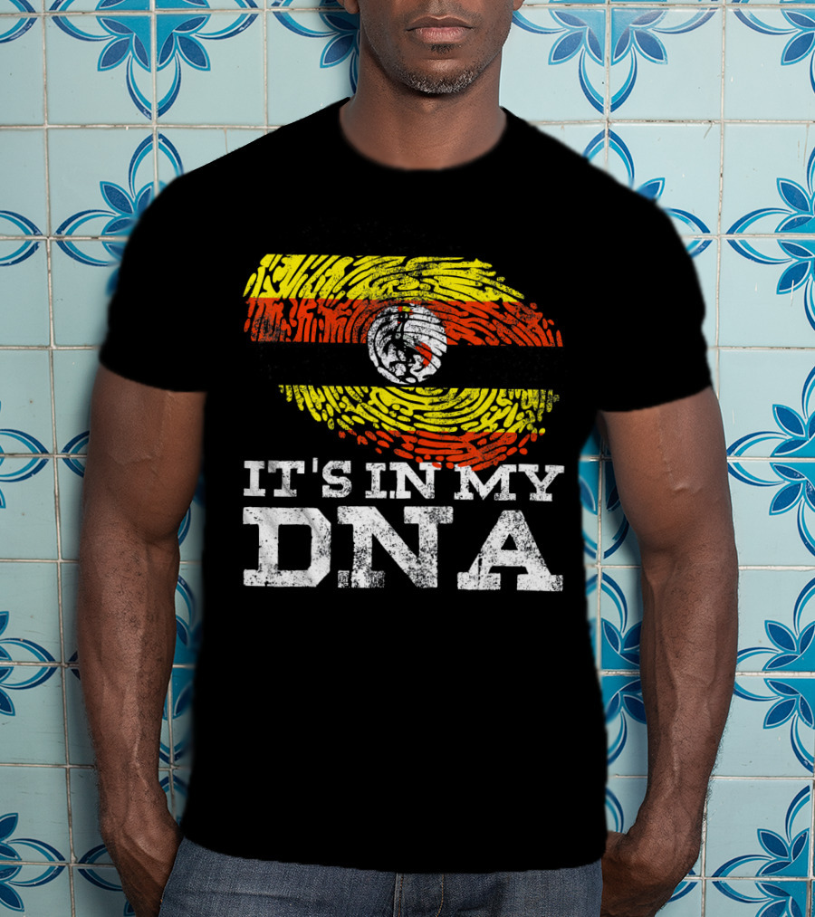 It's In My DNA Ugandan Flag Heritage Pride Africa T-Shirt