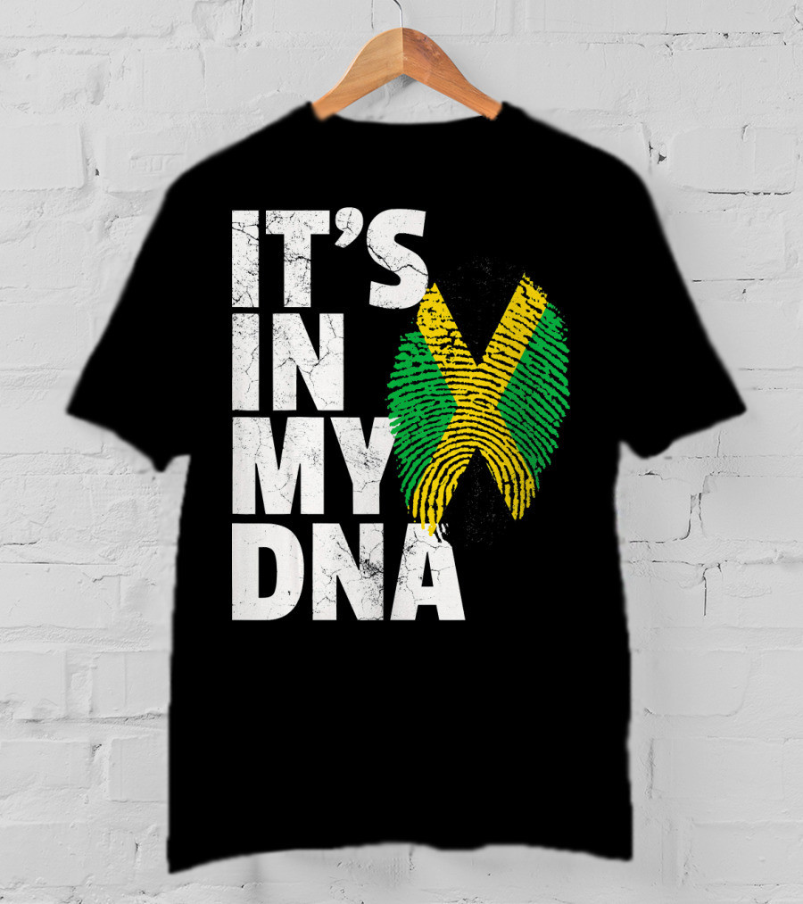 Jamaica Flag It's In My DNA Jamaican Pride Men T-Shirt