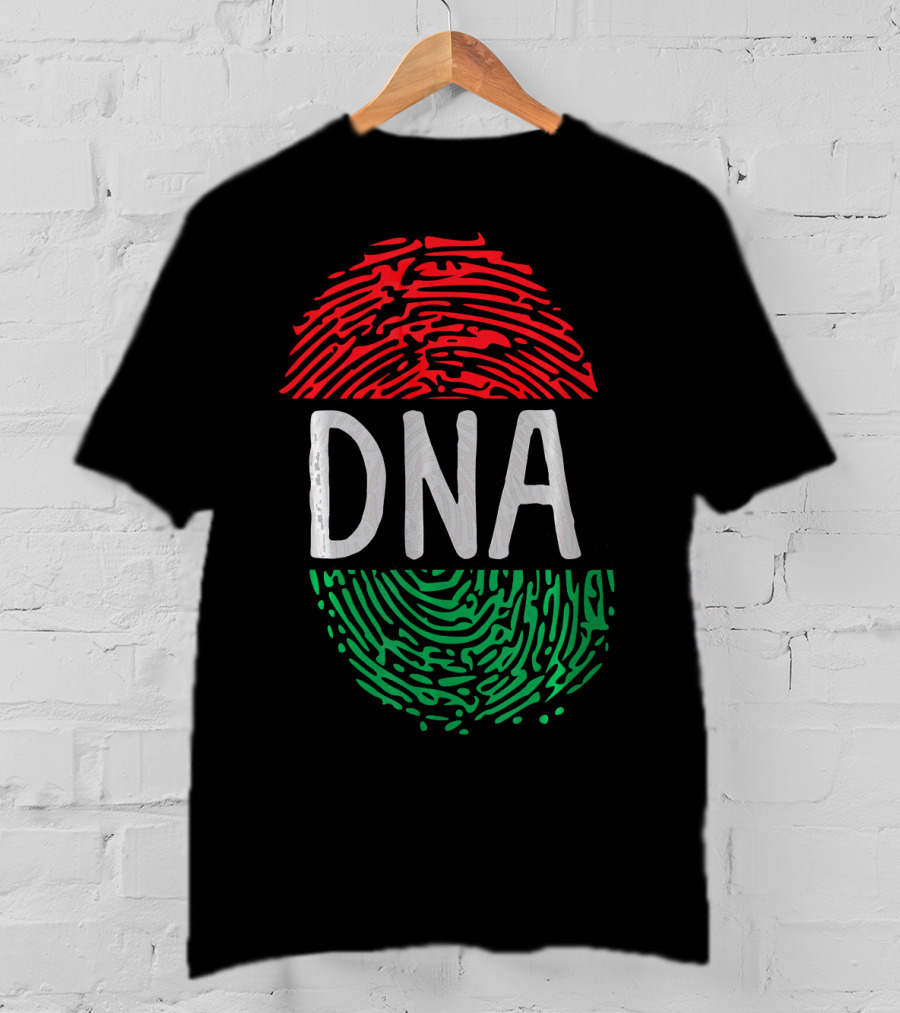 Real Africa DNA Thumbprint Flag T-Shirt