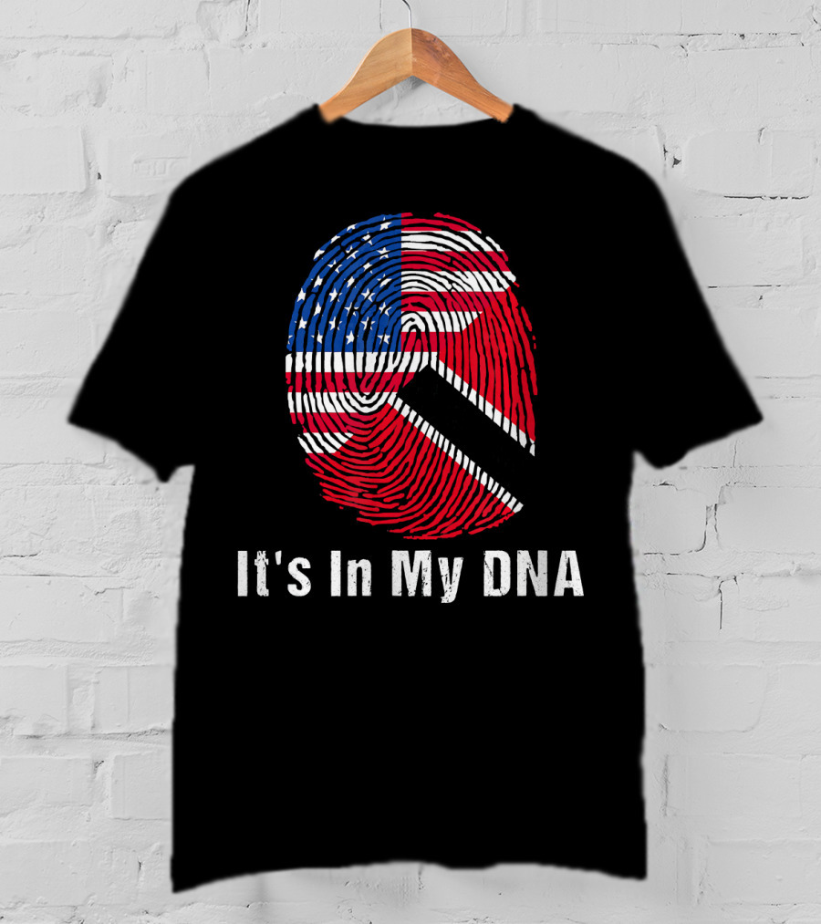 Trinidad And Tobago Flag USA Flag It's In My DNA T-Shirt